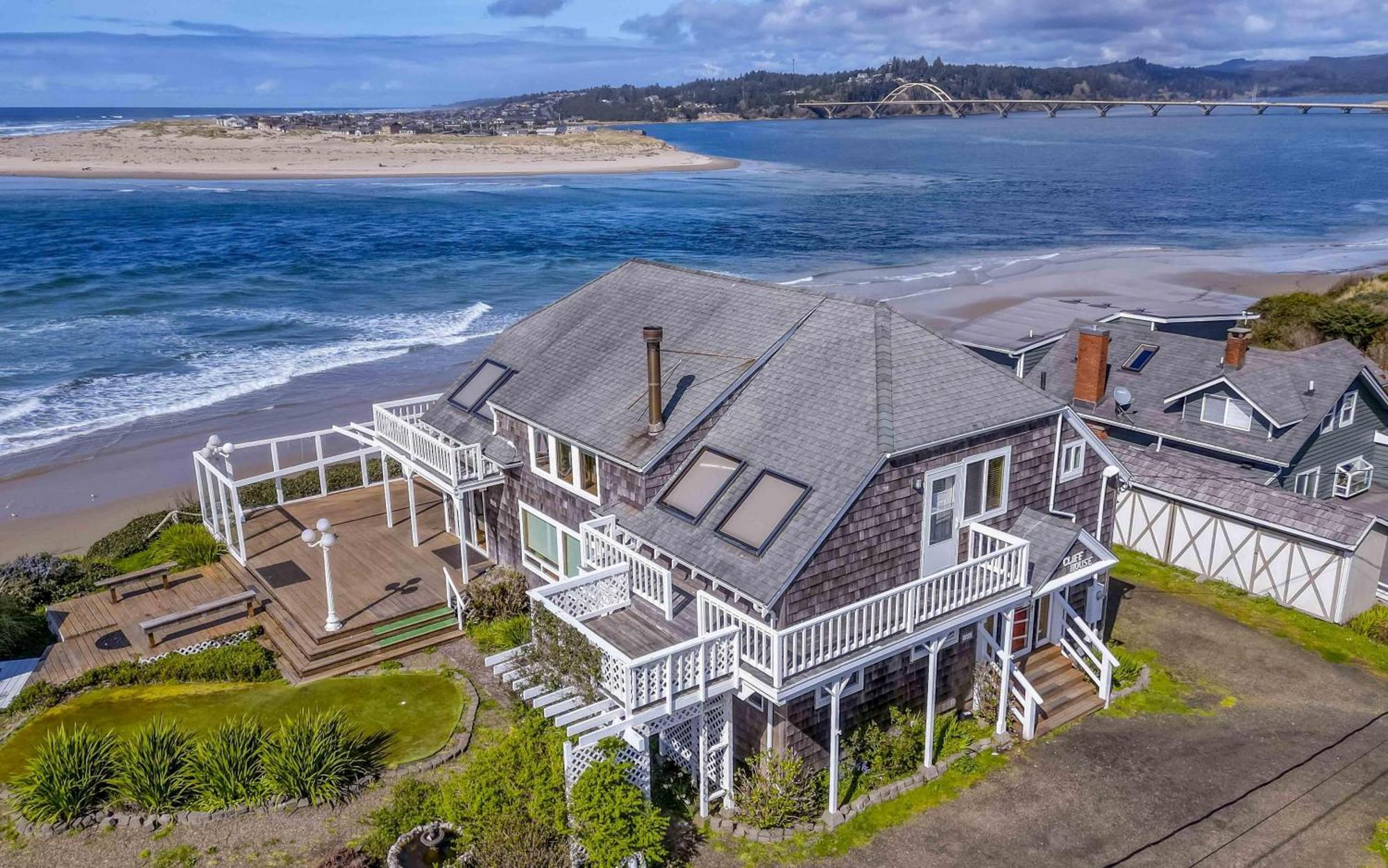 Cliff House - Waldport Villa Eksteriør bilde